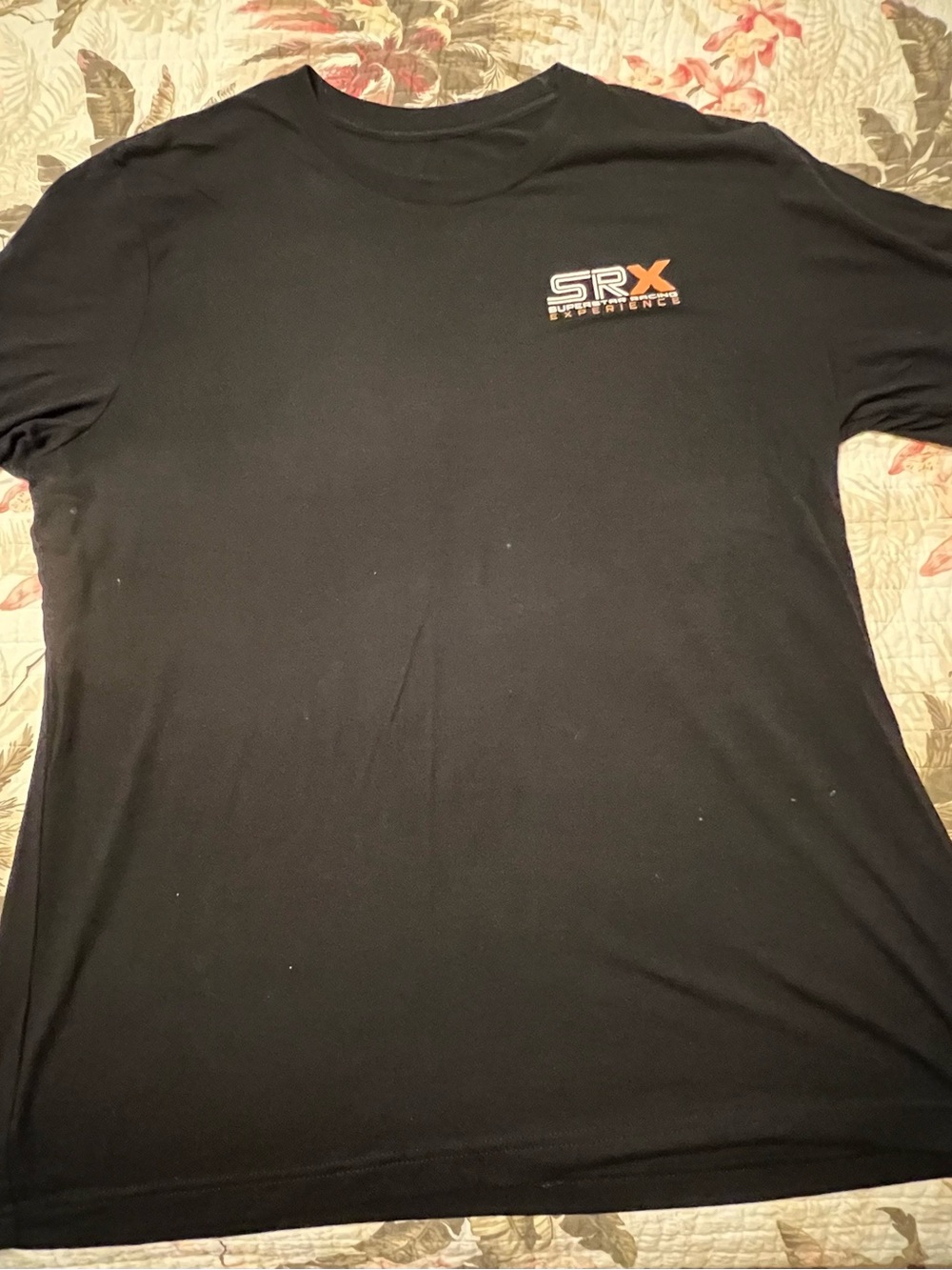 Black Short Sleeve SRX Racing Crewneck T-Shirt